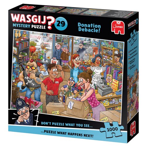 Puzzel Wasgij Mystery 29 - Donatiedebacle! - 1.000 st. - afbeelding 3