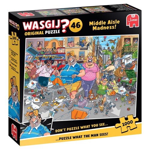 Puzzel Wasgij Original 46 - Buitenkansjes! - 1.000 st. - afbeelding 1