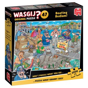 Puzzel Wasgij Original 47 - De boot in! - 1.000 st. - afbeelding 1