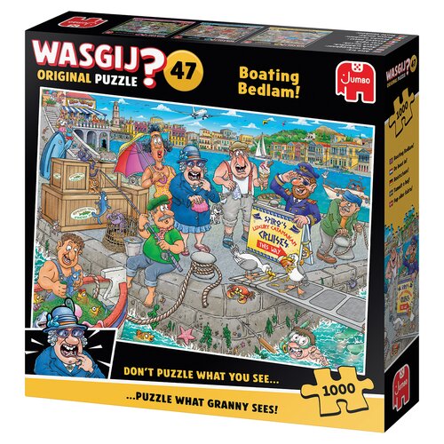 Puzzel Wasgij Original 47 - De boot in! - 1.000 st. - afbeelding 3
