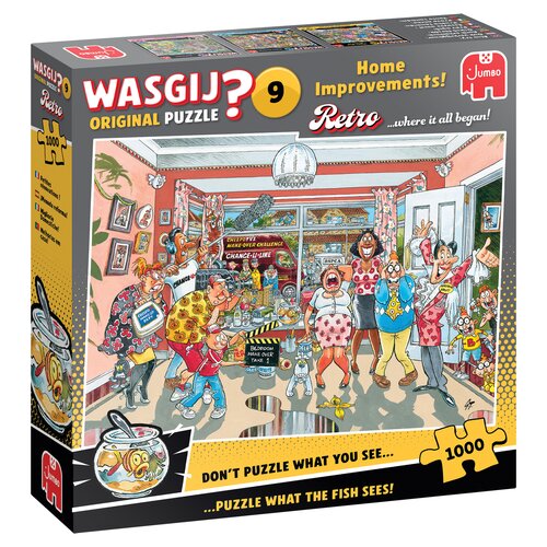 Puzzel Wasgij Retro Original 9 - Klein verbouwinkje - 1.000 st.