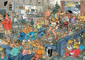 Puzzel Xms JvH New Year Party 500 - afbeelding 2