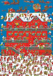 Puzzel Xms Where's Wally Santa - afbeelding 2