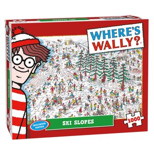 Puzzel Xms Where's Wally Ski - afbeelding 1