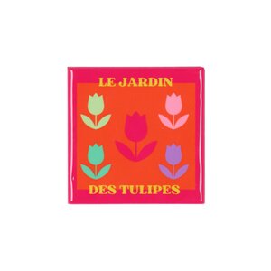 Quote tegel 'Le Jardin' oranje - B 10 X H 10 X D 1 Cm