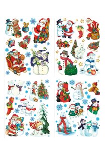 Anna's Collection 4-pack raamstickers - L 42 x B 30 cm