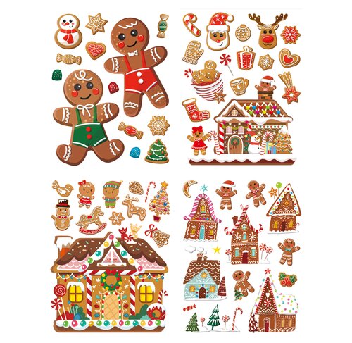 Raamdeco peperkoek 42x30cm as4