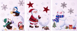 Raamsticker frosty 34.5x8.5cm a3