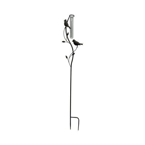 Regenmeter Vogels 18 x 4,5 x 100 cm Roestbruin