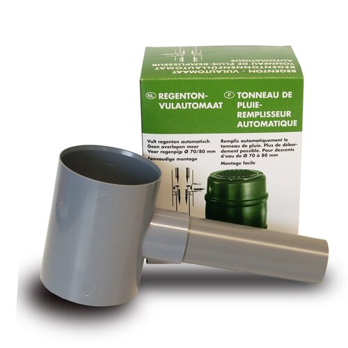 Regentonvulautomaat t.b.v. regenpijpen met ø70 - 80 mm