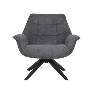 Relax stoel Matteo Antraciet - 89 x 77 x 84 cm - afbeelding 2