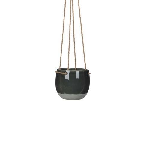 Resa hangpot rond d.grijs - h11,5xd13,5cm