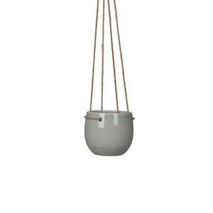 Resa hangpot rond l.grijs - h11,5xd13,5cm