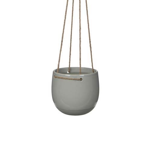 Resa hangpot rond l.grijs - h17xd18,5cm