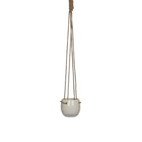 Resa hangpot rond wit - h8,5xd10cm
