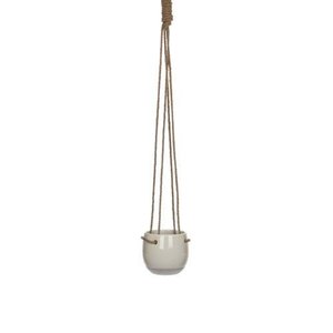 Resa hangpot rond wit - h8,5xd10cm