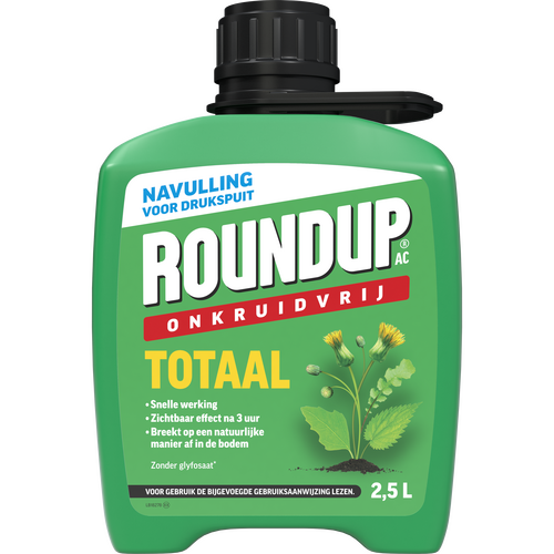 ROUNDUP® AC Totaal Onkruidvrij Kant en Klaar Drukspuit Navulverpakking 2,5L - afbeelding 1
