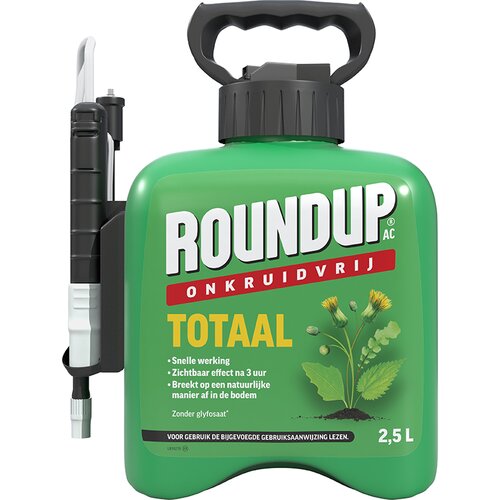 ROUNDUP® AC Totaal Onkruidvrij Kant en Klaar Drukspuit Navulverpakking 2,5L - afbeelding 1