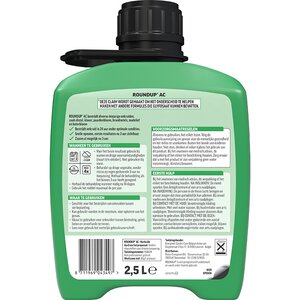 ROUNDUP® AC Totaal Onkruidvrij Kant en Klaar Drukspuit Navulverpakking 2,5L - afbeelding 2