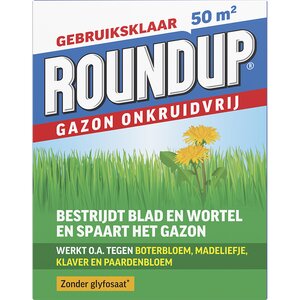 ROUNDUP® Gazon Onkruidvrij Onkruidverdelger Korrels 1kg - afbeelding 1