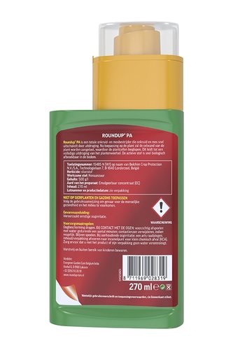 ROUNDUP® PA Snel Onkruidvrij Onkruidverdelger Concentraat 270ml - afbeelding 3