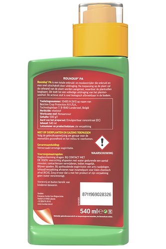 ROUNDUP® PA Snel Onkruidvrij Onkruidverdelger Concentraat 540ml - afbeelding 3