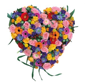 Rouwarrangement 'De liefste' - D 37 cm