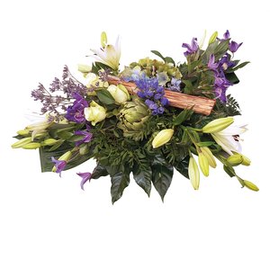 Rouwarrangement 'Dierbaar' - D 60 cm