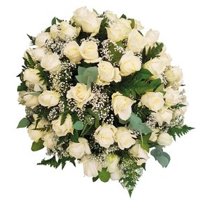 Rouwarrangement 'Geen woorden voor' - D 50 cm