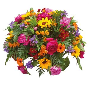 Rouwarrangement 'In gedachten' - D 50 cm