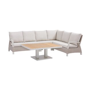 Athene 5-zits hoek loungeset