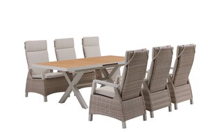 Royal Seasons Athene 6-zits tuinset uitschuifbaar - afbeelding 1