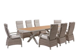Royal Seasons Athene 8-zits tuinset uitschuifbaar - afbeelding 1