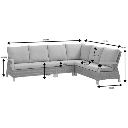 Royal Seasons® Athene hoeklounge - afbeelding 3