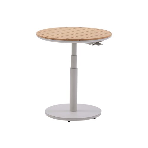 Royal Seasons® Bahia bijzettafel in hoogte verstelbaar D60 x 45/66 cm zand