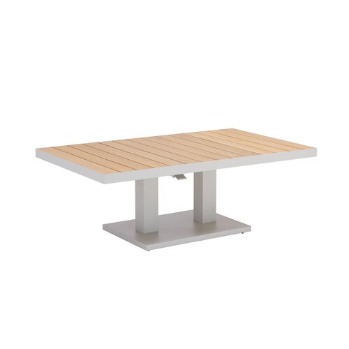 Royal Seasons® Bahia tafel in hoogte verstelbare 140 x 85 x 49/72 cm zand - afbeelding 1