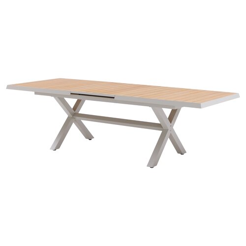 Royal Seasons® Bahia tafel uitschuifbaar 204/264 x 100 cm zand - afbeelding 1