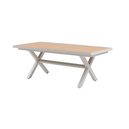 Royal Seasons® Bahia tafel uitschuifbaar 204/264 x 100 cm zand - afbeelding 2