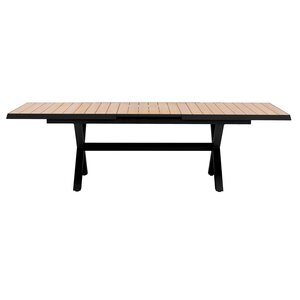 Royal Seasons® Bahia tafel uitschuifbaar 204/264 x 100 cm zwart - afbeelding 3
