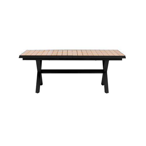 Royal Seasons® Bahia tafel uitschuifbaar 204/264 x 100 cm zwart - afbeelding 4