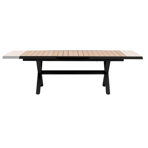 Royal Seasons® Bahia tafel uitschuifbaar 204/264 x 100 cm zwart - afbeelding 5