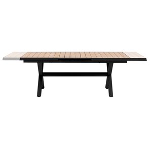 Royal Seasons® Bahia tafel uitschuifbaar 204/264 x 100 cm zwart - afbeelding 5