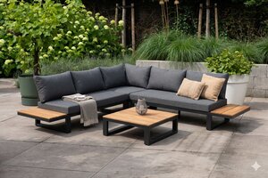 Royal Seasons Baltimore loungeset zwart - afbeelding 2