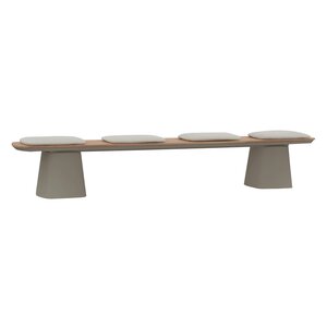 Royal seasons® Bari stoel-bank dining set voor 8 personen - afbeelding 4