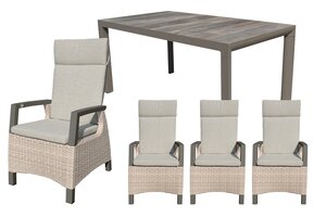Royal seasons® Costa dining set voor 4 personen - afbeelding 1