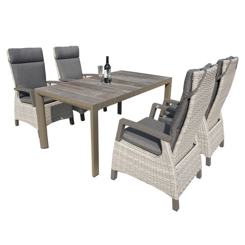 Royal Seasons COSTA DINING tuinset met 4 stoelen - afbeelding 1