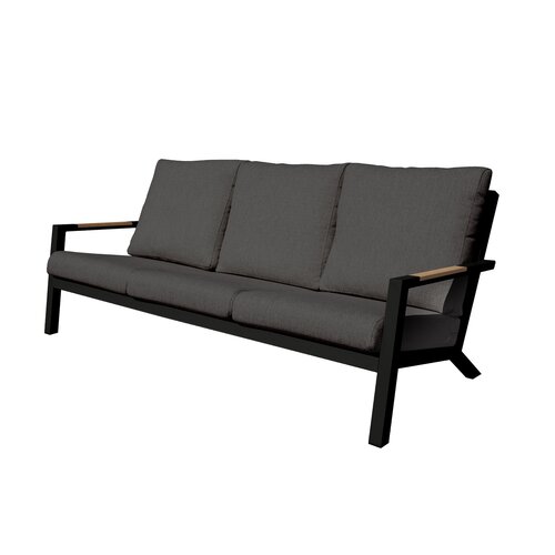 Royal Seasons® Detroit 3-zitsbank zwart - afbeelding 1