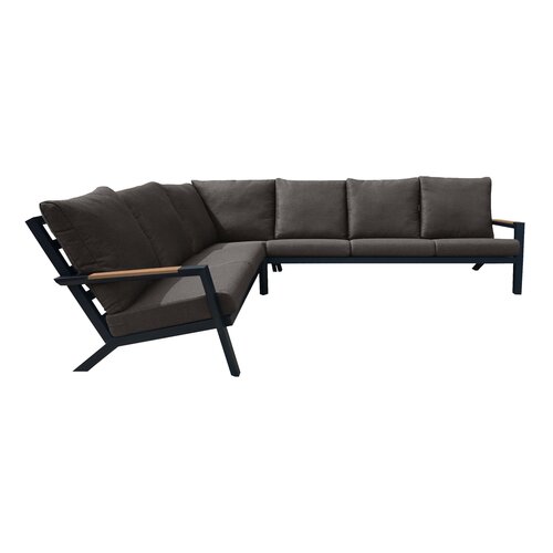 Royal seasons® Detroit complete hoek loungeset met keramisch tafelblad - afbeelding 2
