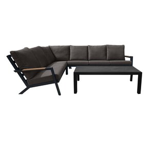 Detroit 5-zits hoek loungeset