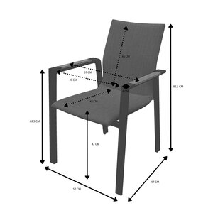 Royal Seasons® Detroit stapelfauteuil - afbeelding 2